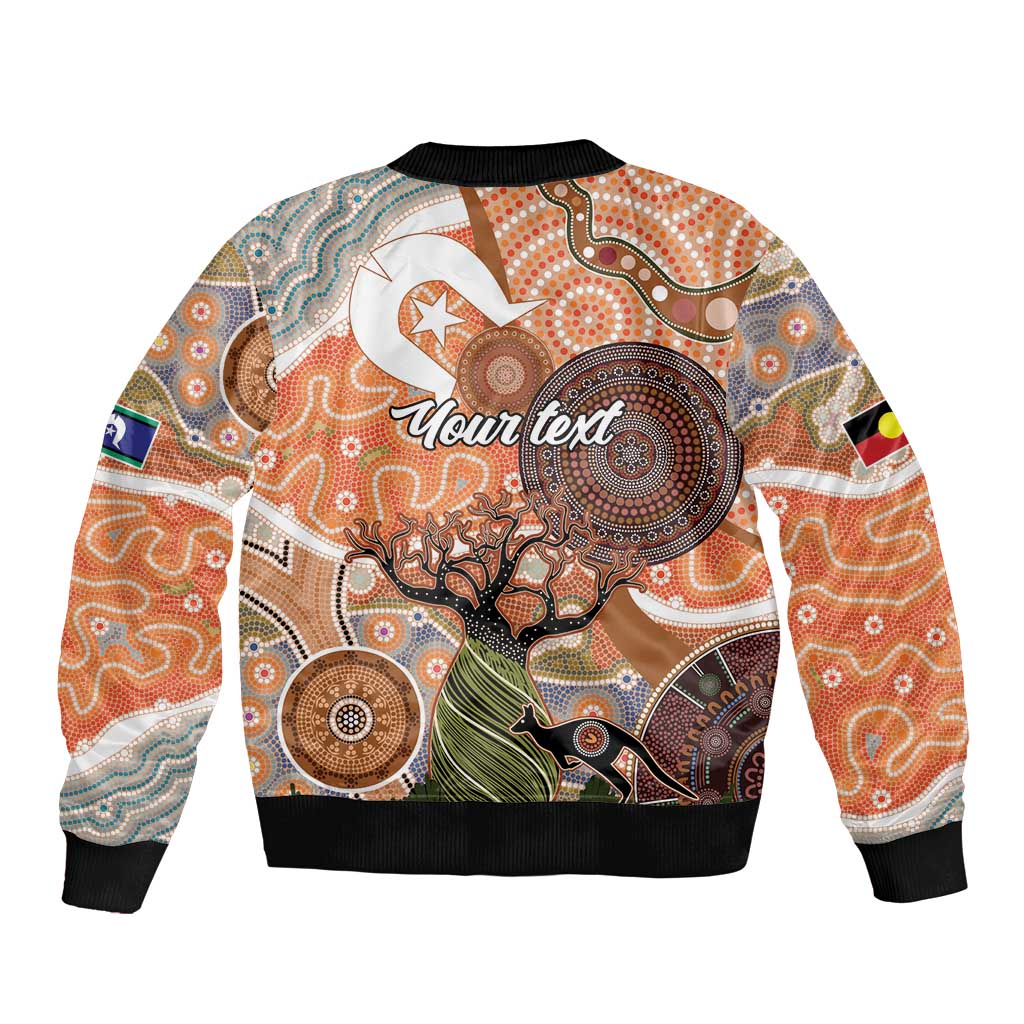 Aboriginal-Islanders NAIDOC Week Personalised Bomber Jacket Aboriginal Indigenous Art