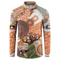 Aboriginal-Islanders NAIDOC Week Personalised Button Sweatshirt Aboriginal Indigenous Art
