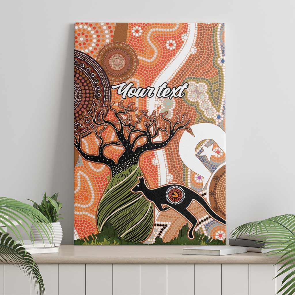 Aboriginal-Islanders NAIDOC Week Personalised Canvas Wall Art Aboriginal Indigenous Art