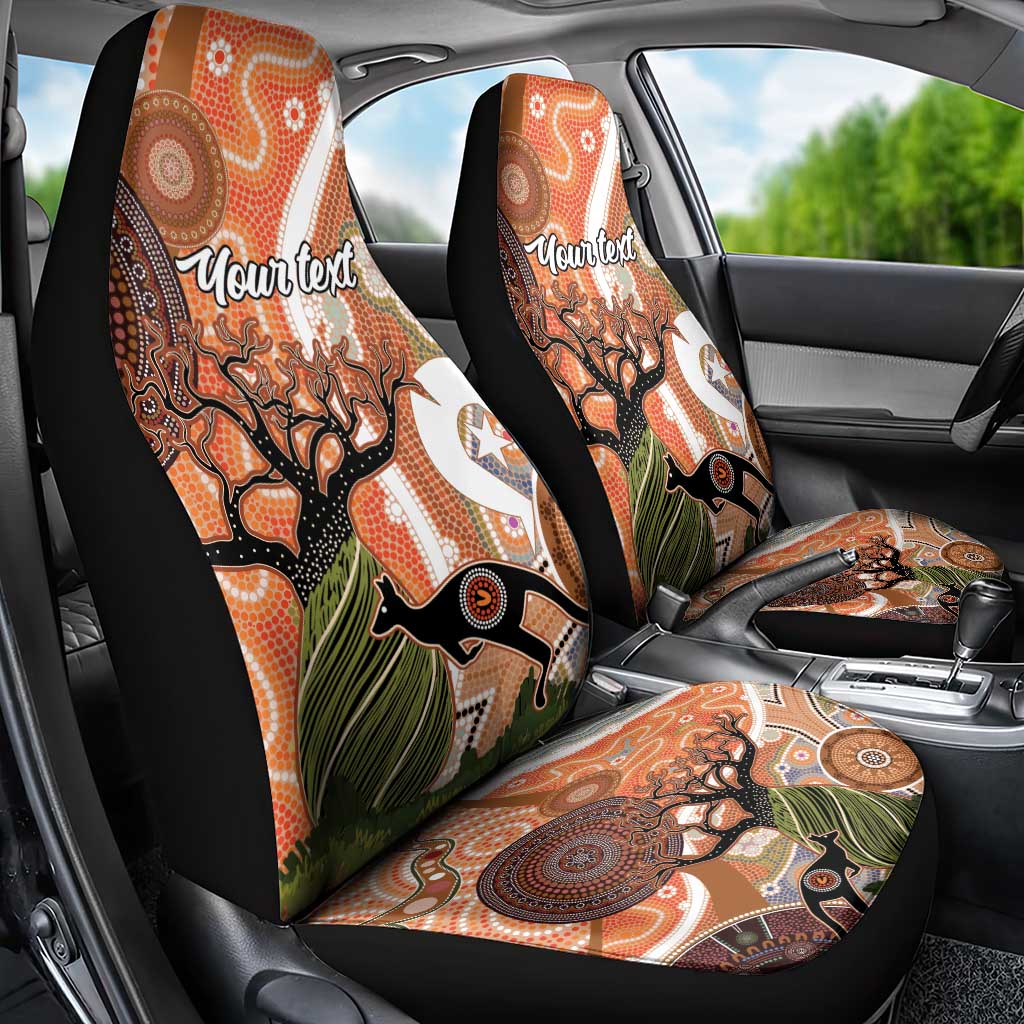 Aboriginal-Islanders NAIDOC Week Personalised Car Seat Cover Aboriginal Indigenous Art