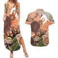Aboriginal-Islanders NAIDOC Week Personalised Couples Matching Summer Maxi Dress and Hawaiian Shirt Aboriginal Indigenous Art