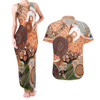 Aboriginal-Islanders NAIDOC Week Personalised Couples Matching Tank Maxi Dress and Hawaiian Shirt Aboriginal Indigenous Art