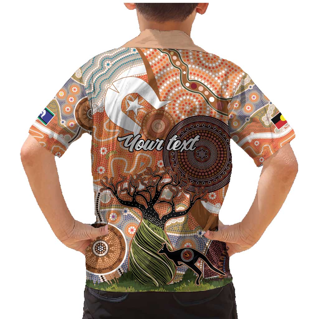 Aboriginal-Islanders NAIDOC Week Personalised Family Matching Mermaid Dress and Hawaiian Shirt Aboriginal Indigenous Art