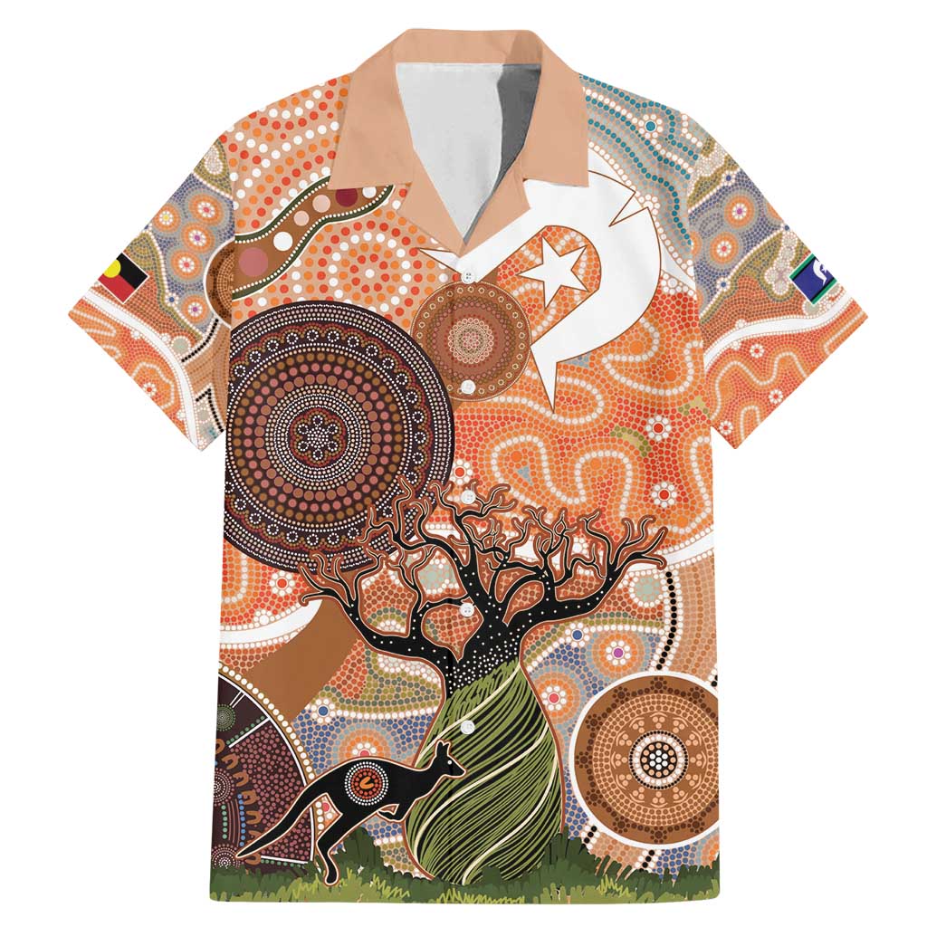 Aboriginal-Islanders NAIDOC Week Personalised Family Matching Mermaid Dress and Hawaiian Shirt Aboriginal Indigenous Art