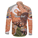 Aboriginal-Islanders NAIDOC Week Personalised Family Matching Puletasi and Hawaiian Shirt Aboriginal Indigenous Art