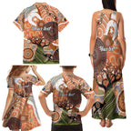 Aboriginal-Islanders NAIDOC Week Personalised Family Matching Tank Maxi Dress and Hawaiian Shirt Aboriginal Indigenous Art