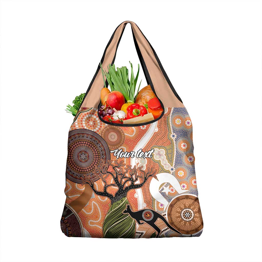 Aboriginal-Islanders NAIDOC Week Personalised Grocery Bag Aboriginal Indigenous Art