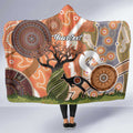 Aboriginal-Islanders NAIDOC Week Personalised Hooded Blanket Aboriginal Indigenous Art