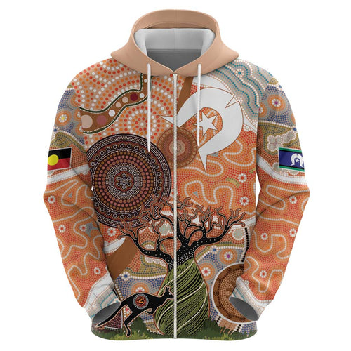 Aboriginal-Islanders NAIDOC Week Personalised Hoodie Aboriginal Indigenous Art