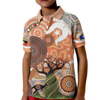 Aboriginal-Islanders NAIDOC Week Personalised Kid Polo Shirt Aboriginal Indigenous Art