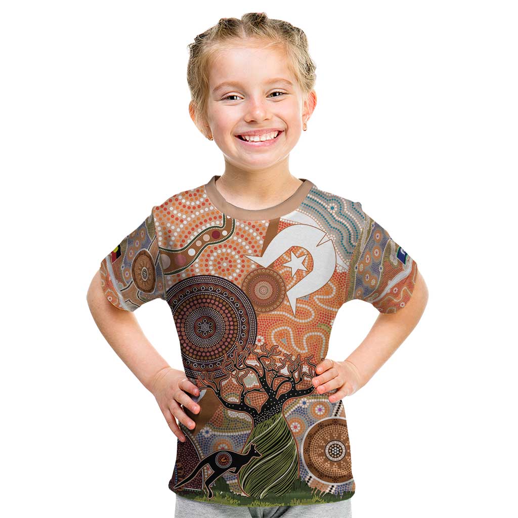 Aboriginal-Islanders NAIDOC Week Personalised Kid T Shirt Aboriginal Indigenous Art