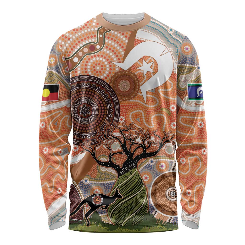 Aboriginal-Islanders NAIDOC Week Personalised Long Sleeve Shirt Aboriginal Indigenous Art