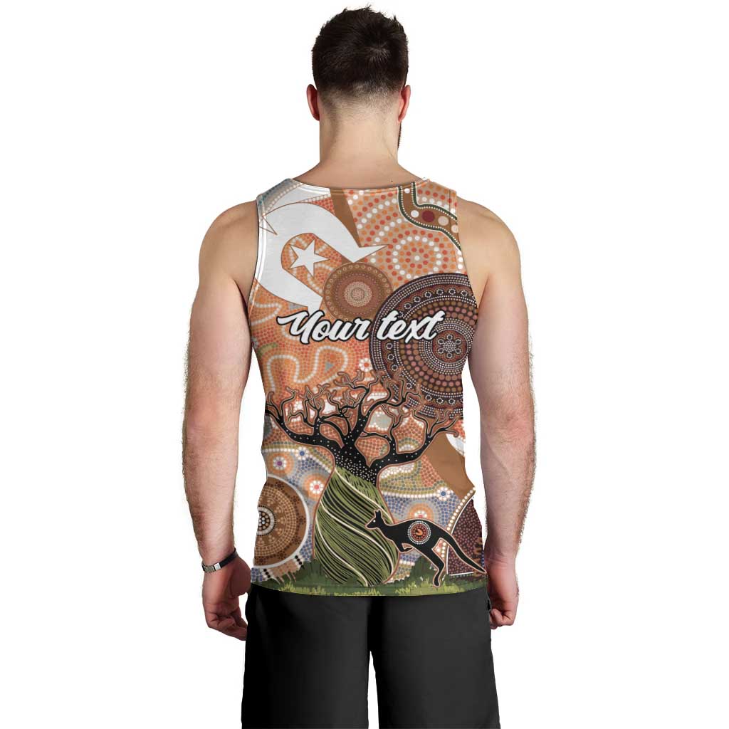 Aboriginal-Islanders NAIDOC Week Personalised Men Tank Top Aboriginal Indigenous Art