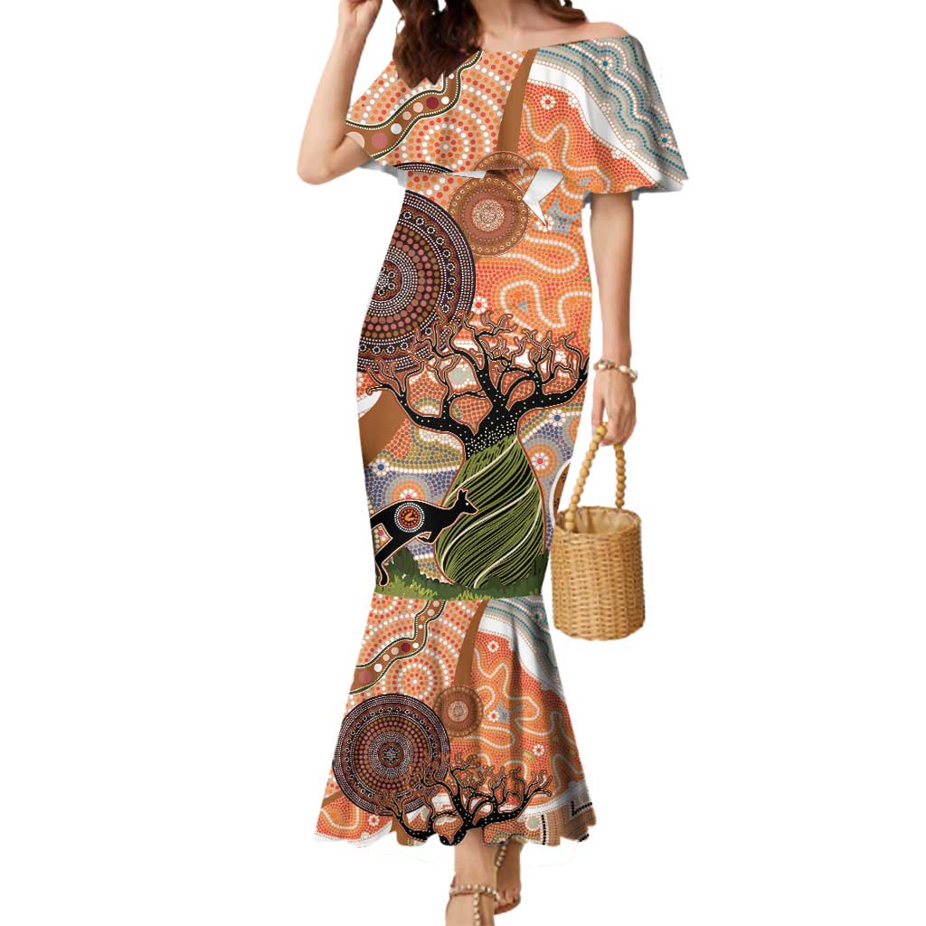 Aboriginal-Islanders NAIDOC Week Personalised Mermaid Dress Aboriginal Indigenous Art
