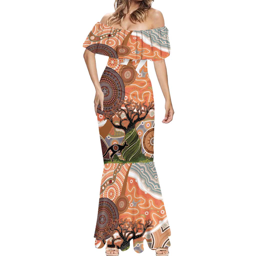Aboriginal-Islanders NAIDOC Week Personalised Mermaid Dress Aboriginal Indigenous Art
