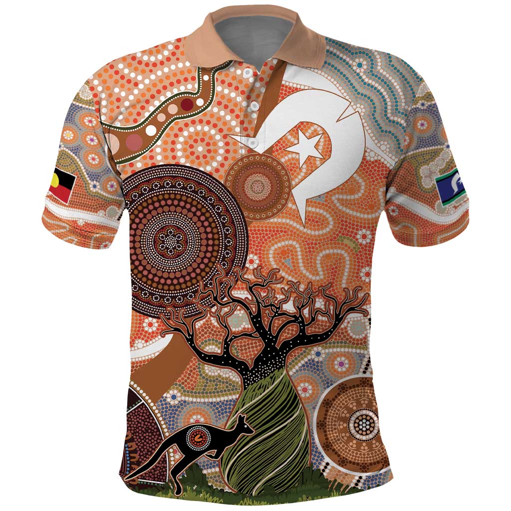 Aboriginal-Islanders NAIDOC Week Personalised Polo Shirt Aboriginal Indigenous Art