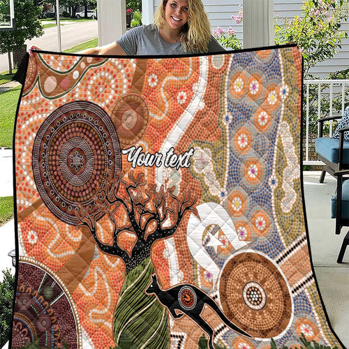 Aboriginal-Islanders NAIDOC Week Personalised Quilt Aboriginal Indigenous Art