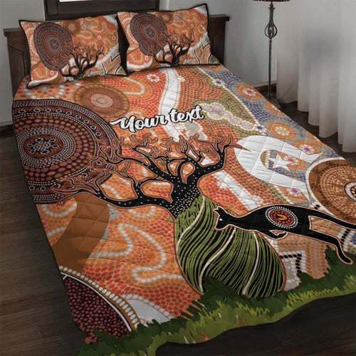 Aboriginal-Islanders NAIDOC Week Personalised Quilt Bed Set Aboriginal Indigenous Art