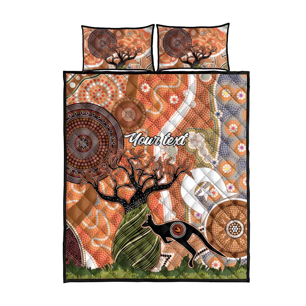 Aboriginal-Islanders NAIDOC Week Personalised Quilt Bed Set Aboriginal Indigenous Art