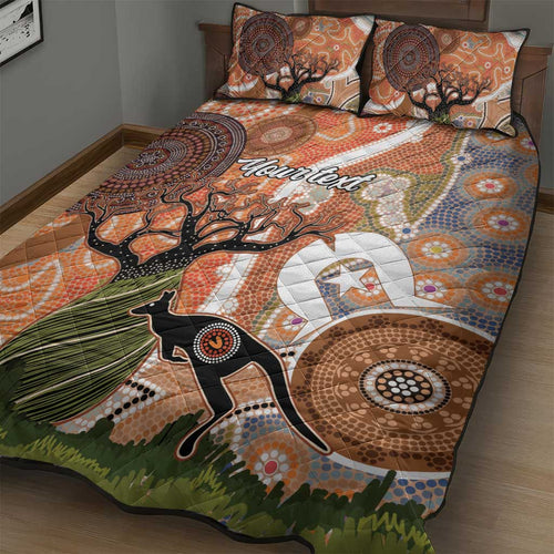 Aboriginal-Islanders NAIDOC Week Personalised Quilt Bed Set Aboriginal Indigenous Art