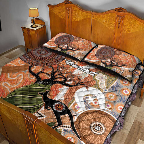 Aboriginal-Islanders NAIDOC Week Personalised Quilt Bed Set Aboriginal Indigenous Art