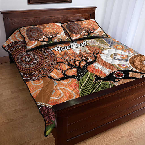 Aboriginal-Islanders NAIDOC Week Personalised Quilt Bed Set Aboriginal Indigenous Art