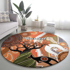 Aboriginal-Islanders NAIDOC Week Personalised Round Carpet Aboriginal Indigenous Art