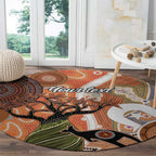 Aboriginal-Islanders NAIDOC Week Personalised Round Carpet Aboriginal Indigenous Art