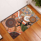 Aboriginal-Islanders NAIDOC Week Personalised Rubber Doormat Aboriginal Indigenous Art