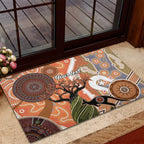 Aboriginal-Islanders NAIDOC Week Personalised Rubber Doormat Aboriginal Indigenous Art