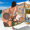 Aboriginal-Islanders NAIDOC Week Personalised Sarong Aboriginal Indigenous Art
