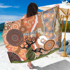 Aboriginal-Islanders NAIDOC Week Personalised Sarong Aboriginal Indigenous Art
