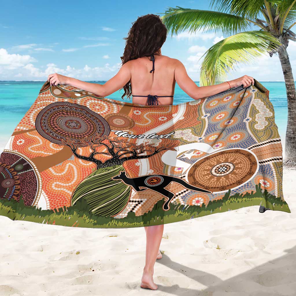 Aboriginal-Islanders NAIDOC Week Personalised Sarong Aboriginal Indigenous Art