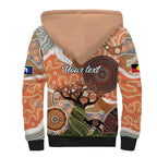 Aboriginal-Islanders NAIDOC Week Personalised Sherpa Hoodie Aboriginal Indigenous Art