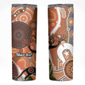 Aboriginal-Islanders NAIDOC Week Personalised Skinny Tumbler Aboriginal Indigenous Art