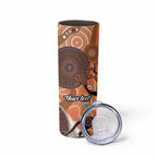 Aboriginal-Islanders NAIDOC Week Personalised Skinny Tumbler Aboriginal Indigenous Art