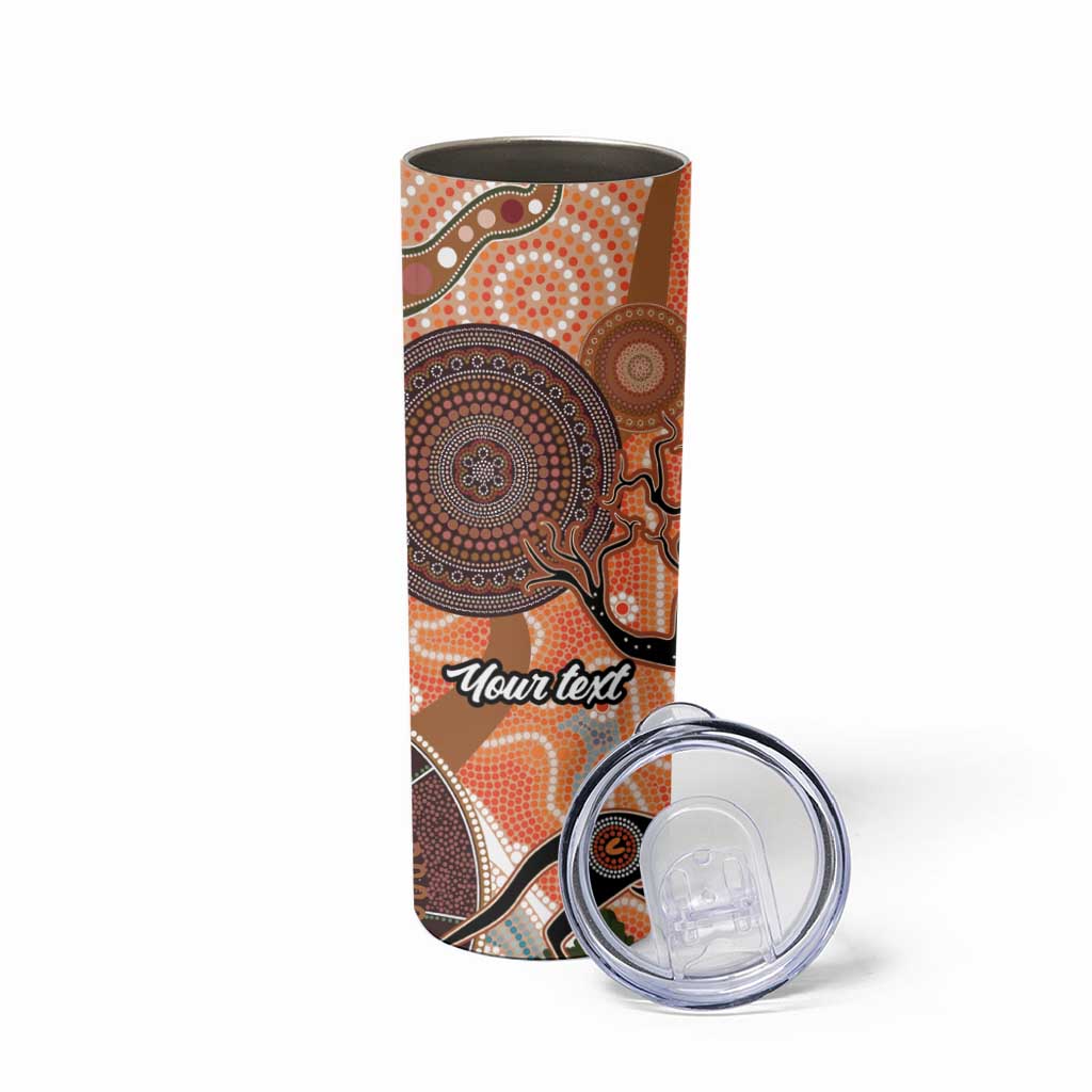 Aboriginal-Islanders NAIDOC Week Personalised Skinny Tumbler Aboriginal Indigenous Art