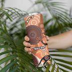 Aboriginal-Islanders NAIDOC Week Personalised Skinny Tumbler Aboriginal Indigenous Art
