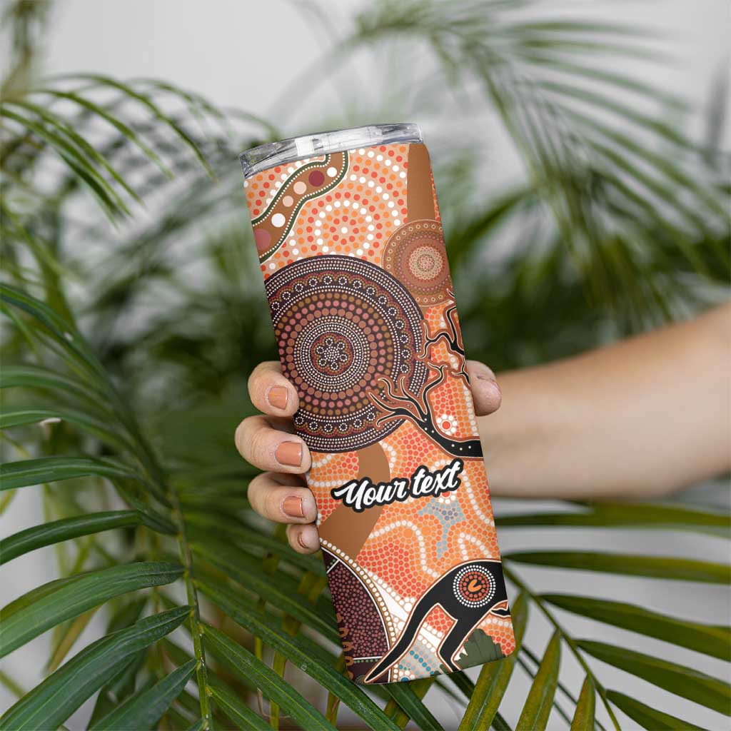 Aboriginal-Islanders NAIDOC Week Personalised Skinny Tumbler Aboriginal Indigenous Art