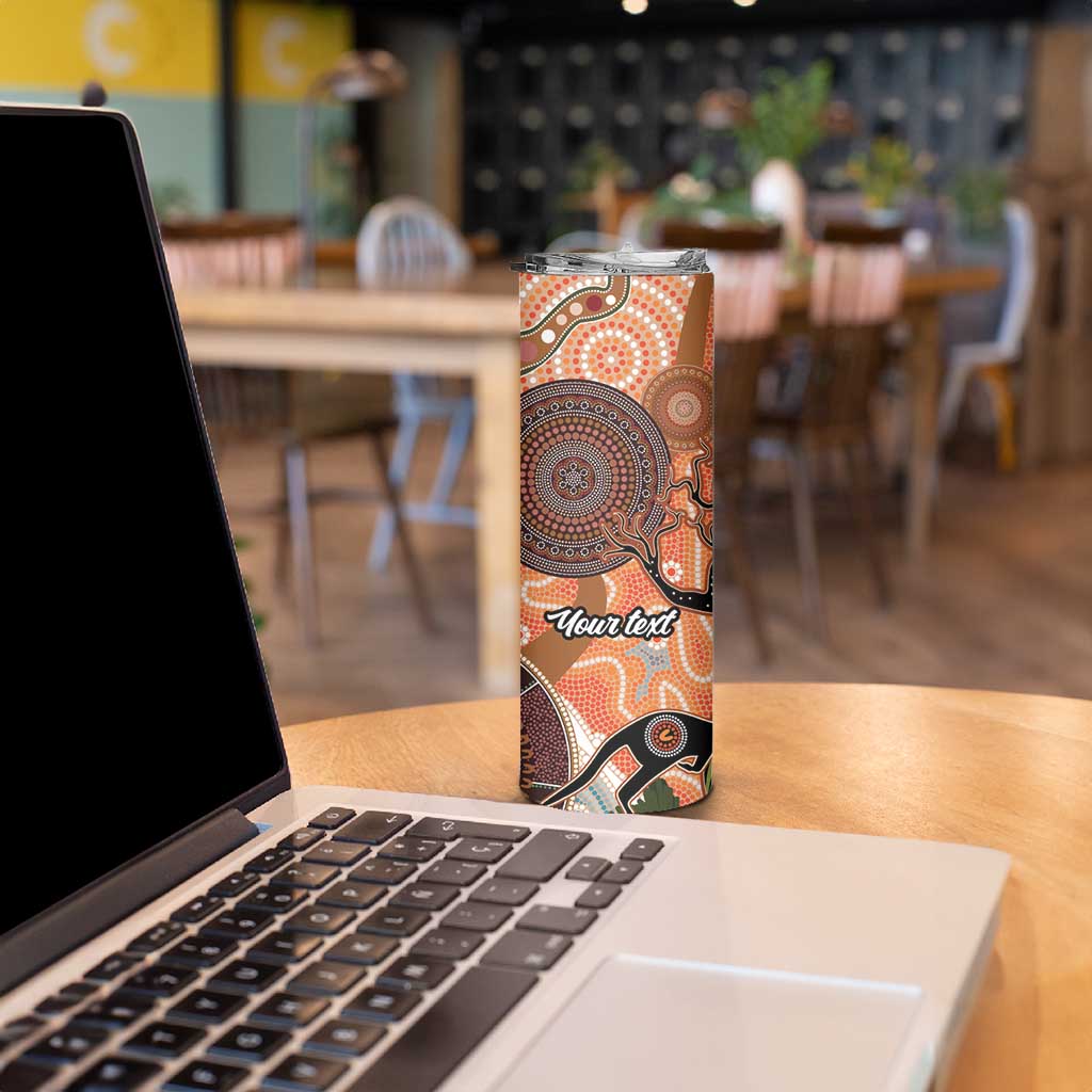 Aboriginal-Islanders NAIDOC Week Personalised Skinny Tumbler Aboriginal Indigenous Art
