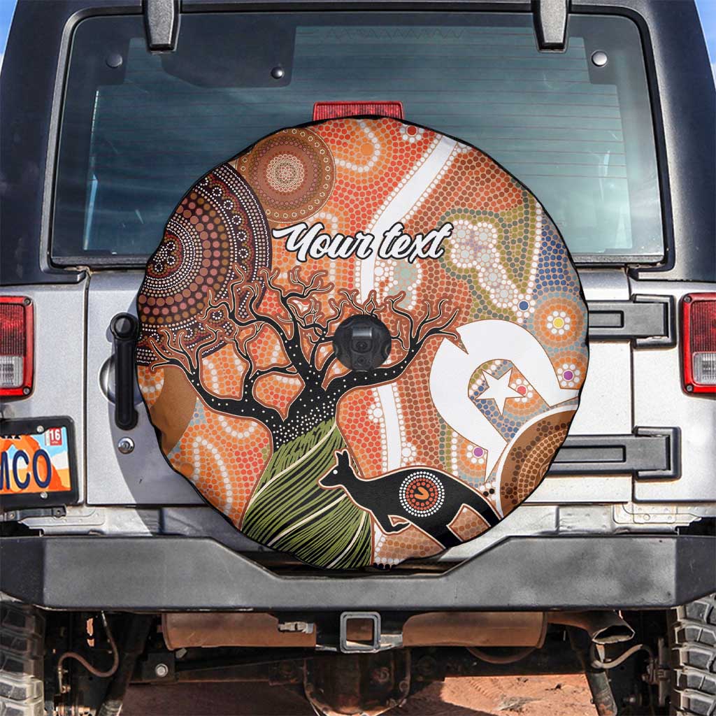 Aboriginal-Islanders NAIDOC Week Personalised Spare Tire Cover Aboriginal Indigenous Art