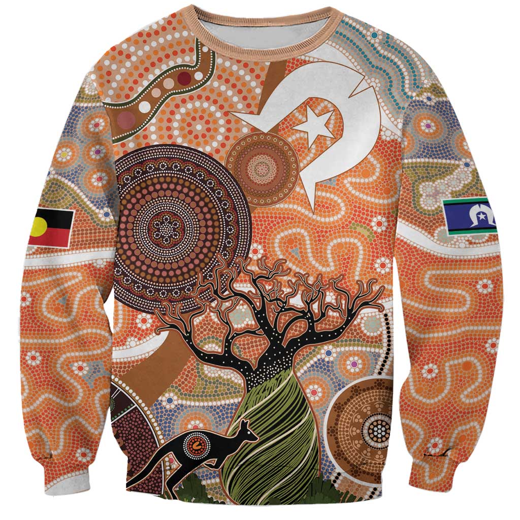 Aboriginal-Islanders NAIDOC Week Personalised Sweatshirt Aboriginal Indigenous Art