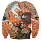 Aboriginal-Islanders NAIDOC Week Personalised Sweatshirt Aboriginal Indigenous Art