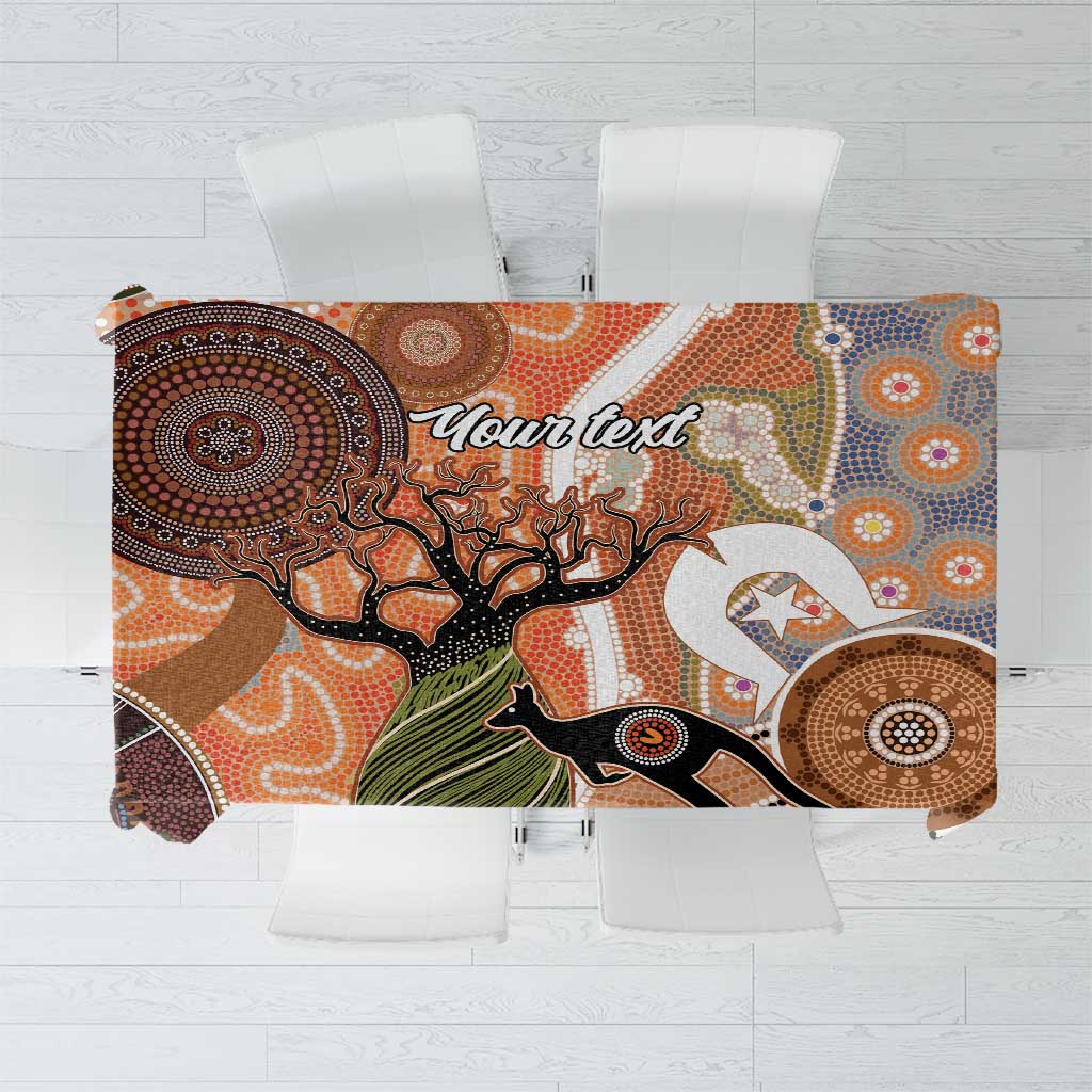 Aboriginal-Islanders NAIDOC Week Personalised Tablecloth Aboriginal Indigenous Art