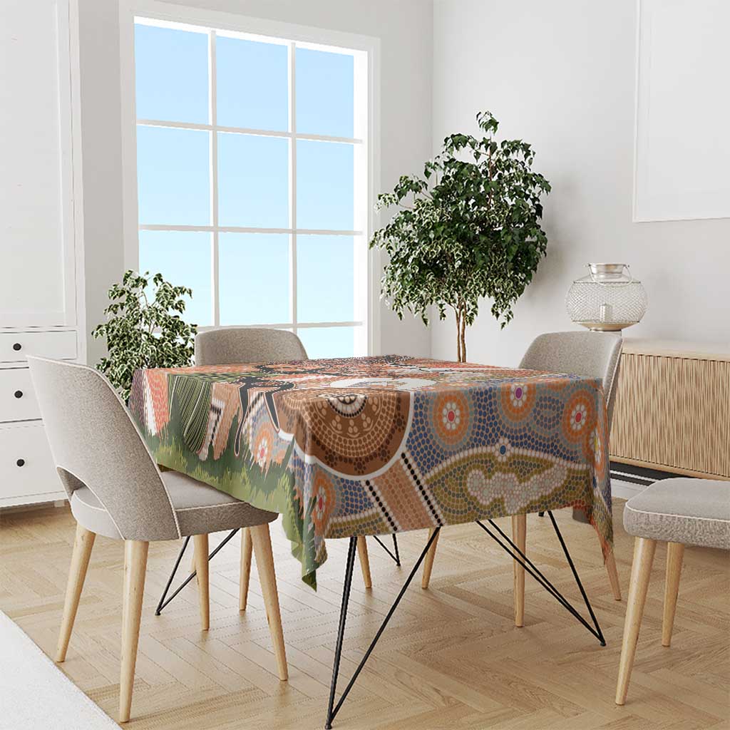Aboriginal-Islanders NAIDOC Week Personalised Tablecloth Aboriginal Indigenous Art