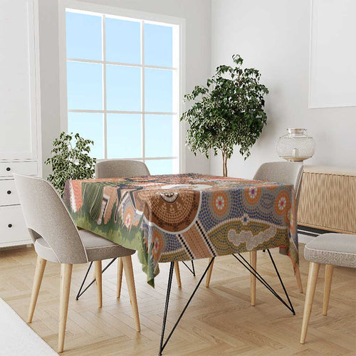 Aboriginal-Islanders NAIDOC Week Personalised Tablecloth Aboriginal Indigenous Art