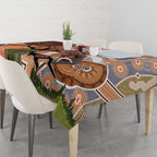 Aboriginal-Islanders NAIDOC Week Personalised Tablecloth Aboriginal Indigenous Art