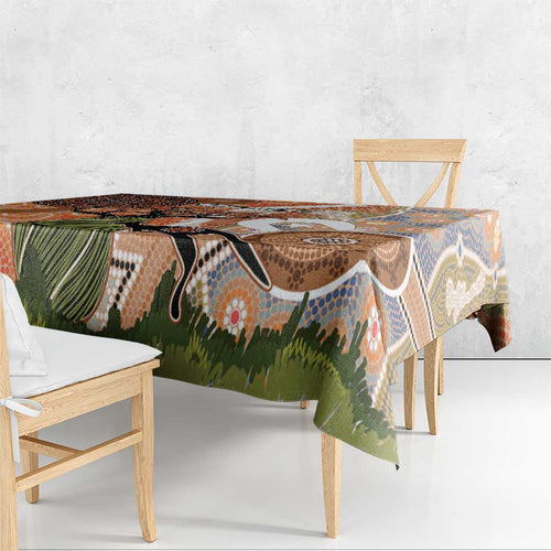 Aboriginal-Islanders NAIDOC Week Personalised Tablecloth Aboriginal Indigenous Art