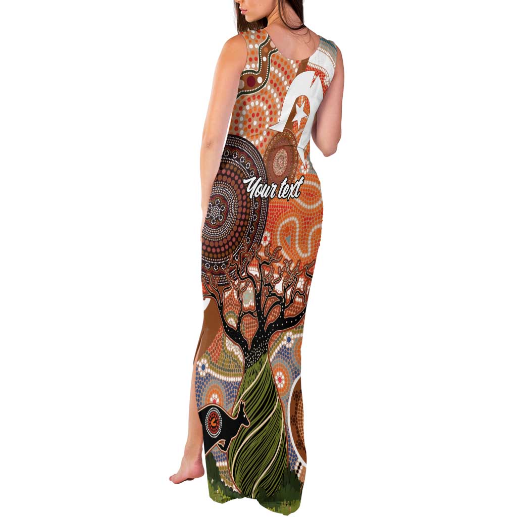 Aboriginal-Islanders NAIDOC Week Personalised Tank Maxi Dress Aboriginal Indigenous Art