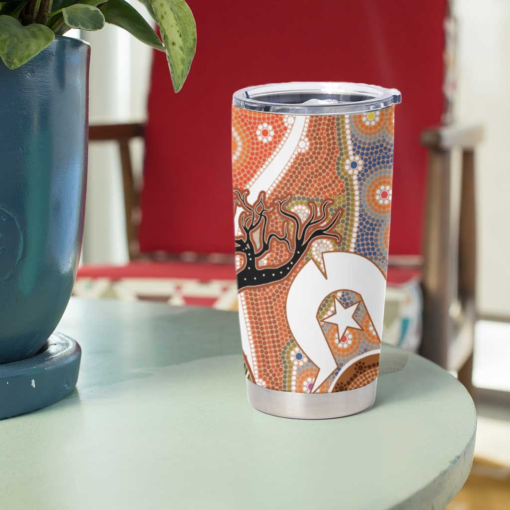 Aboriginal-Islanders NAIDOC Week Personalised Tumbler Cup Aboriginal Indigenous Art